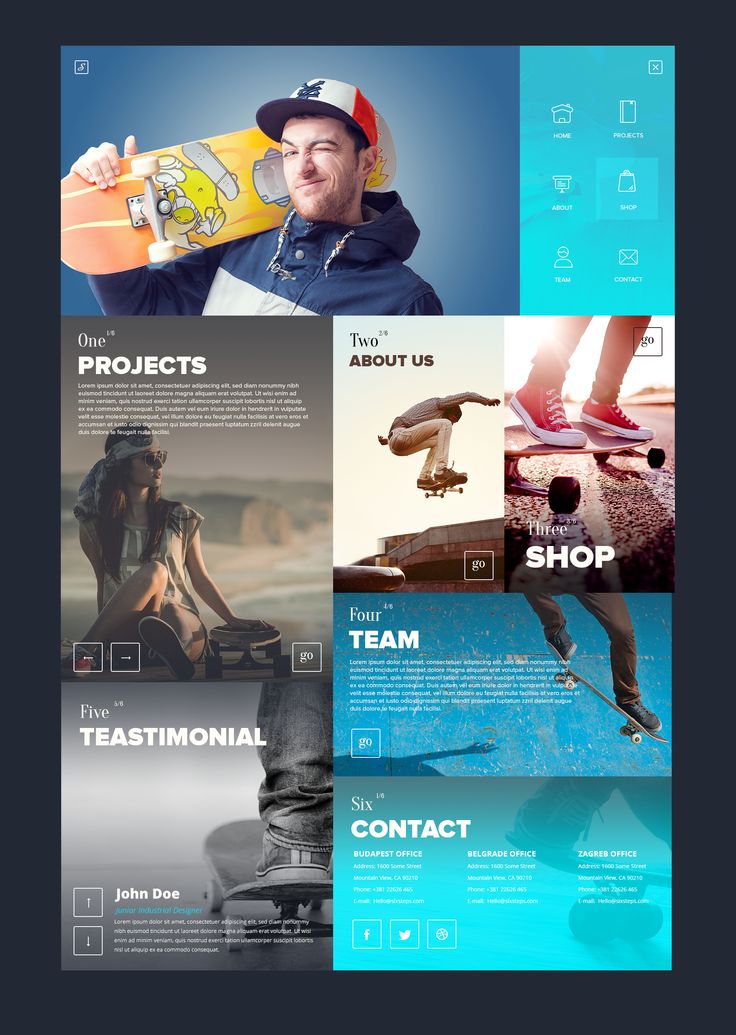 SixSteps Homepage Design by Vladimir Babic