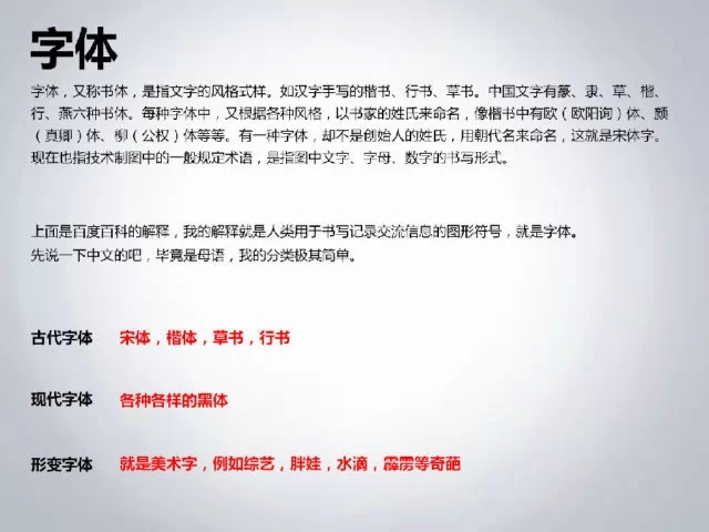 字体我该怎么选？