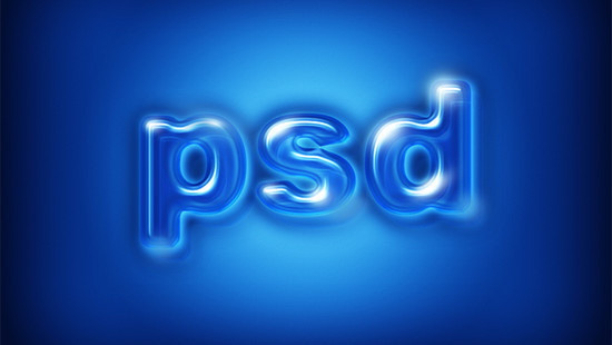 Create Glossy Plastic Text in Photoshop