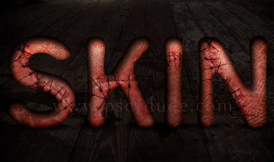 Grunge Horror Photoshop Text Effect