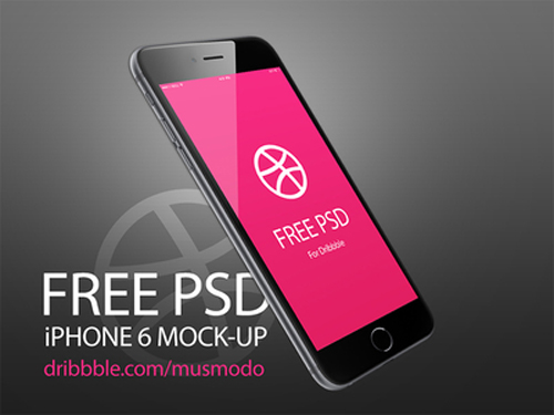 Free iPhone 6 and iPhone 6 Plus Mockup Templates (PSD, AI & Sketch) - Free Download - 15