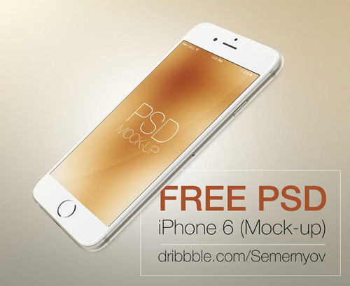 Free iPhone 6 and iPhone 6 Plus Mockup Templates (PSD, AI & Sketch) - Free Download - 16